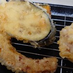 小田家の天ぷら - カボチャ、ナス、鶏肉