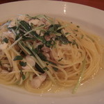 タベルナ キンタ - コチと水菜のオイルパスタ