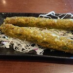 ウッタムカレー - ほうれん草カバブ  実に美味しい❤️