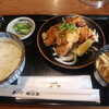 Ganso Yakitori Kushi Hacchin - ランチの鶏唐みぞれ定食