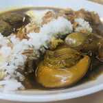 Karizahadokoa - 和風ホタテカレーあいがけ・小（1,000円）