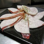 Prosciutto radish sandwich