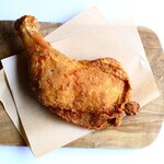 fried chicken with bone