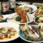 Kuidokoro Ba- Hashi Maru - 旬食材の宴会コースは飲み放題つきで、さらにお得です。飲み放題はもちろん生ビールとこだわりのお酒付