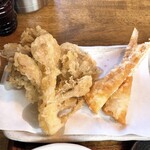 うどん 色彩 - 舞茸＆鯛ちく天