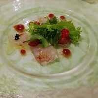 レストラン ラグラース - 三重県産白身魚のカルパッチョ