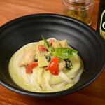 큐우카루이자와 우동 카페 조우타 세이멘조 - 우동 그린 카레