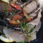 洋惣菜 亀洋 - メジナの霜降りカルパッチョ✨✨　