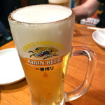 Yakiton Sakamaru Shubou - 生ビール