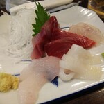 金町製麺 - 刺身盛