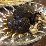 金町製麺 - 茄子としめじの煮びたし　400円