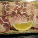 もんじゃ　鉄板　お好み焼　のだ - 塩タン