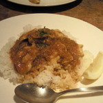 カフェ ケルン - カレー　　一口食べてしまってから撮りました・・スミマセン(￣∇￣*)ゞ