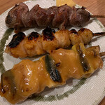 Toritamura - 砂肝、ぼんじり、ネギ間