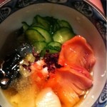 とんかつ ゆたか - 酢の物(赤貝 海老など)