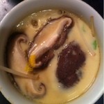 とんかつ ゆたか - 茶碗蒸し（貝の旨味が効いてるようです）