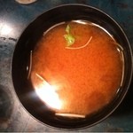 とんかつ ゆたか - 味噌汁