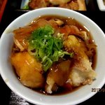 割烹 駿河 - 赤魚と豆腐の揚げだし！