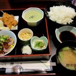 割烹 駿河 - 松花堂弁当(ごはんセット)！