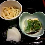 割烹 駿河 - 小鉢とお新香！