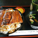 うなふじ支店 - 上うな丼（大盛り）