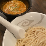 麺屋 承太郎 - レッドカレーつけ麺。