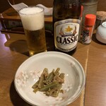 一徹 - ビンビール、550円(税別)