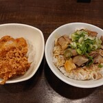 麺屋 銀星 海美風 - 2020年7月　唐揚セット 250円