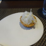 レストラン ラ・フロレゾン・ドゥ・タケウチ - カリフラワーのタルト