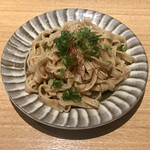 捏製作所 - 海老塩和え麺(760円)