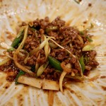 SHIBIRE NOODLES 蝋燭屋 - シビレ麻婆まぜそば（980円）＋ライス（150円）