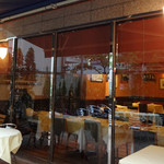 リストランテ ラ チャウ - テラスから見た店内