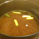 鮨匠なか川 - 赤出汁パカッ♪