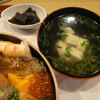 滝の川 - 丼の汁物