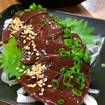 博多もつ処 東屋 - 馬のレバー