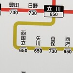 Shinano - 路線図。