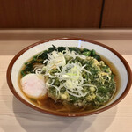 そばの神田 東一屋 - アサソバビンボー！　
      朝そば＋春菊天！