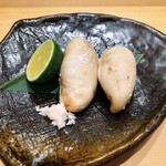 寿司大 - 河豚白子ポン酢