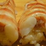 鮨匠なか川 - 天然車海老①・・・赤い味噌分かります！？