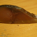 鮨匠なか川 - 〆鯖炙りＵＰ