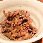定食サトウ - 牛肉の山椒煮