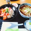 Sakkuru - 三色海鮮丼そばセット1580円