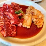 焼肉 丸惠 - ハラミ2人前　ホルモン