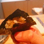 鮨 浩也 - ウナギの手巻き