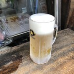 大倉山もつ肉店 - 男は黙ってサッポロビール