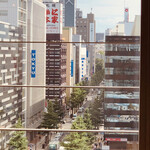 Minoru Dainingu - 窓からの風景