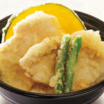 麦とろ 天麩羅 あげてんや - 料理写真: