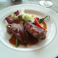 鉄板フレンチ キャトル・セゾン MORI - メインディッシュのステーキ