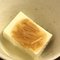 和食日和 おさけと 神保町 - 小鉢のなめ茸冷奴