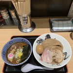 松戸富田麺業 - 濃厚味玉つけ麺